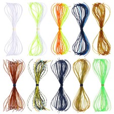 10 Pacchetti Gonne Bass Jigs 50 Fili Pesca Basso Jig Lure Tackle Colore Misto
