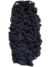 sciarpa Lana Blu/Argento Fatta