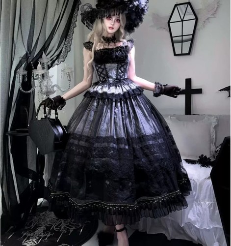Gothic lolita jsk dress sleeve - lolita,