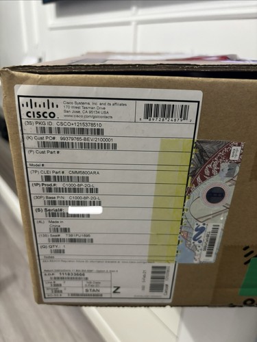 Switch cisco c1000 l - cisco, c1000-8p-2g-l