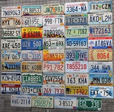 Lotto 44 TARGHE Auto Americane