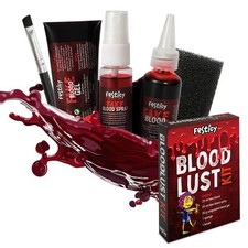 Set Sangue Finto Halloween 2024 I 3 Tipi di Sangue Finto Lavabile (Spray Gel