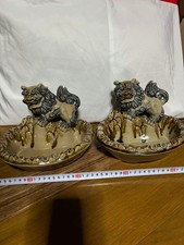 Set due piatti in ceramica