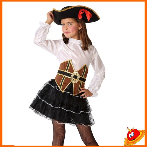 Costume bambina pirata corsara - bambina,