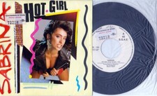 SABRINA SALERNO ● RARO 45 Giri STAMPA SPAGNOLA 1988 ● HOT GIRL ● PROMOZIONALE