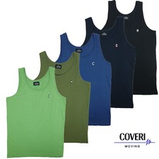 Canotta Canottiera Canottiere Uomo 100% Cotone Smanicata M L XL XXL XXXL COVERI