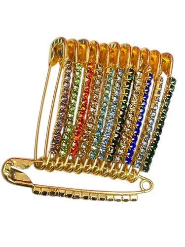 Spille sicurezza oro - spille,