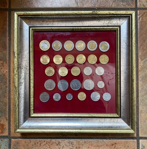Quadro monete repubblica - 28,