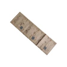 1926 Striscia Di 3 Cedola Imposte Tasse Terreni Fabbricati Adernò C01867