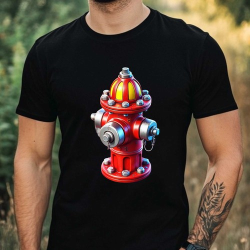 Shirt uomo pompiere - t-shirt, fantasia
