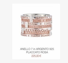 Anello Tuum sette doni argento