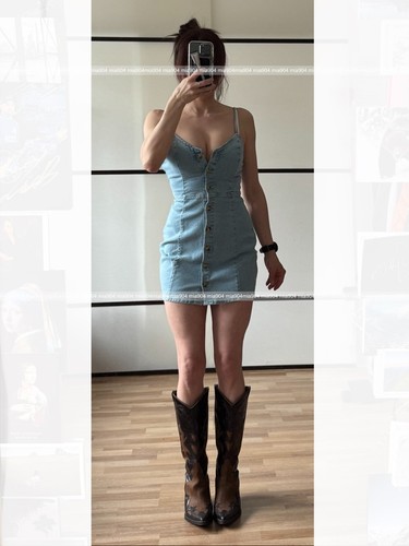 Zara abito jeans con - /, di