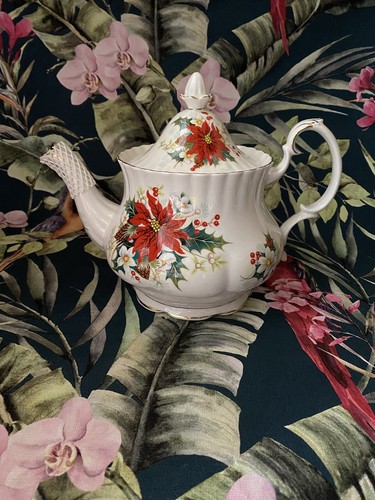 Royal albert poinsettia teiera - royal,