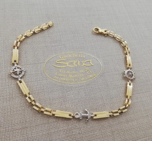 Bracciale ciondolo ancora - bracciale,