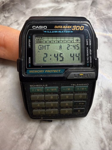 Casio data bank - data,