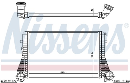 96715 nissens intercooler - 96715,