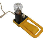 vecchia LAMPADA PORTATILE ELIOS SEGNALIBRO lampadina da lettura comodino vintage