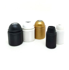 Portalampade Filettato NERO