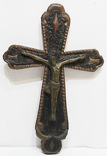 Crocifisso - Legno, Ottone