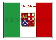 BANDIERA ADESIVA ITALIA 16X24cm PER NAUTICA DA DIPORTO BARCA SCAFO LOTTO DA 2PZ