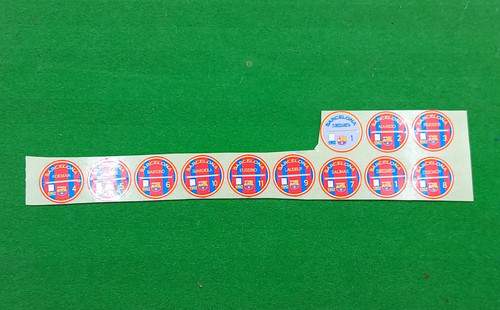 Subbuteo dischetti adesivi - , per