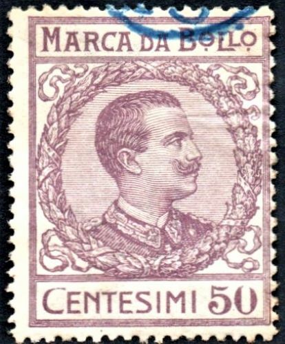 Marca bollo regno - marca, antica