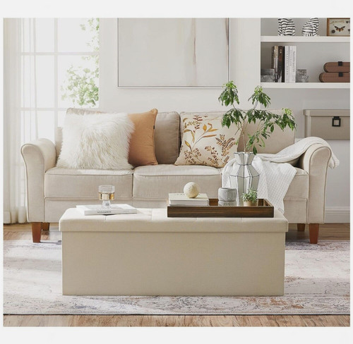 Puff pouf contenitore - puff, ecopelle