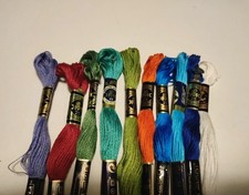 10 Matassine DMC 25 cotone ricamo - colori vari