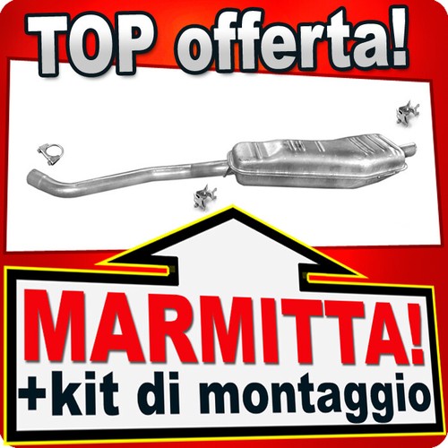 Silenziatore posteriore per - silenziatore,