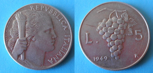 Lire 1949 uva - -,