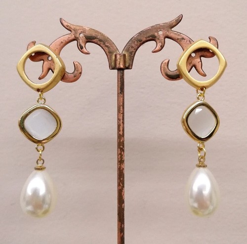 Orecchini rombo zama - rombo, cabochon