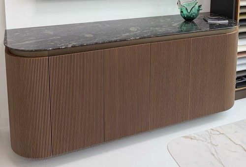 Modern fluted wood - wood, veneer