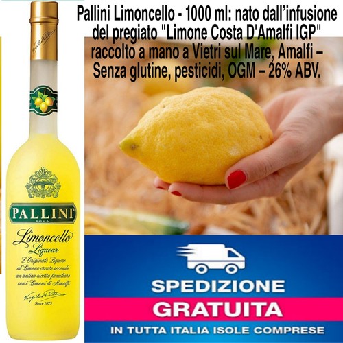 Pallini limoncello 1000 ml - pallini,