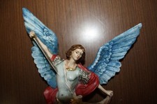 Statua San Michele arcangelo resina cm 23 art. 336