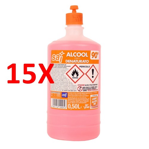 Alcool denaturato 500 - 15,