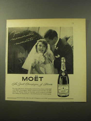 1960 moet champagne - 1960,