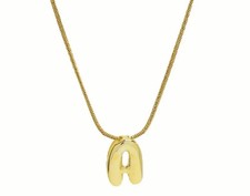 Collana con ciondolo lettera