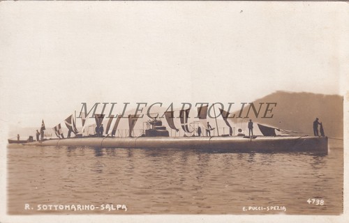 Regio sottomarino salpa - sottomarino,