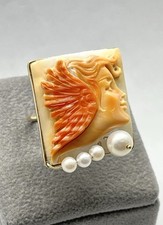 Anello Cammeo Corniola  “Eos