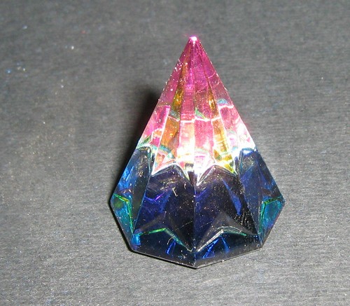 Piramide cristallo peacock - piramide,
