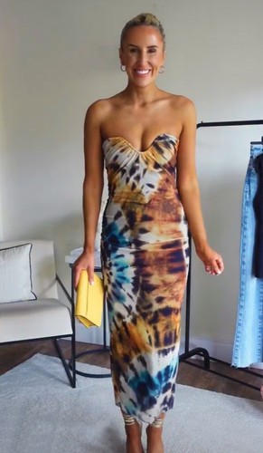 Maxi abito midi zara tie - maxi,