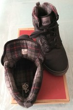 Scarpe sneakers donna Vans nere Interno in flanella Numero 38