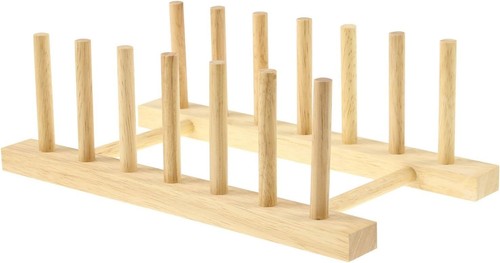 Scolapiatti legno naturale - in,