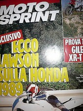 Moto Sprint  N.4  '89:Gilera XR-T 350,Harley-Davidson FXLR 1340   FF08