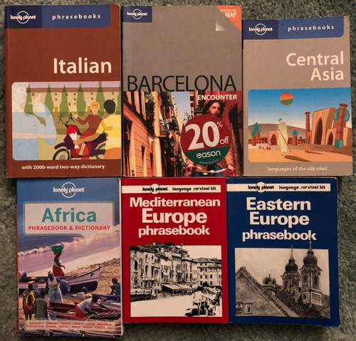 Lonely planet books lot - of, 6
