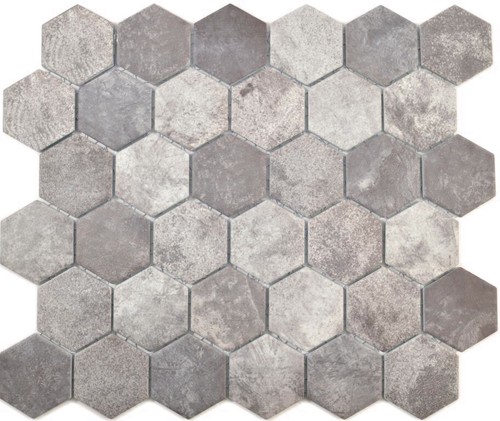 Mosaico ceramica hexagon - in,