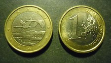 FINLANDIA BELLISSIMA MONETA EURO DA 1 EURO DEL  2000 RARA