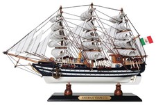 SAILINGSTOR Modellino Nave in Legno Amerigo Vespucci Scala 1/300 Replica Modalità Spedizione...