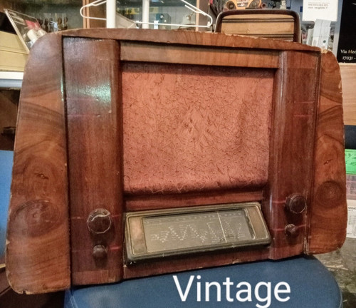 Radio epoca anni in legno - d'epoca,