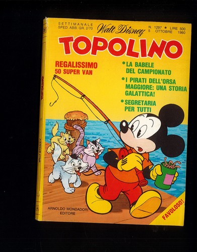 Topolino 1297 del - topolino,